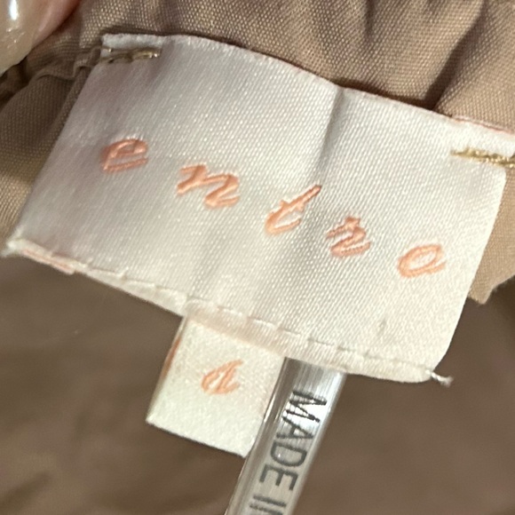 Entro Beige and Blue Crochet Mini Dress - Picture 5 of 5